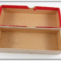 Heddon White With Red Eyes And Tail Vamp In Box 7502