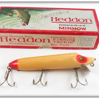 Heddon White With Red Eyes And Tail Vamp Lure In Box 7502
