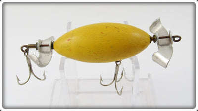 Vintage Stubby Yellow Cedar Pocono Minnow Type Lure