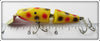 Creek Chub Yellow Spotted Jointed Spinning Pikie 9414