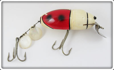 Creek Chub White & Red Beetle