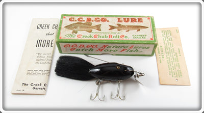 Vintage Creek Chub Black Dinger In Box 5613