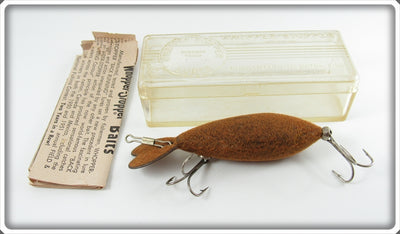 Whopper Stopper Flocked Brown Mouse Fur Model 100 In Box 115