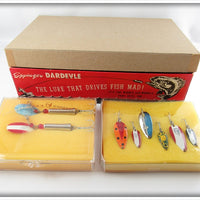 Vintage Lou Eppinger Dardevle Kits In Dealer Box
