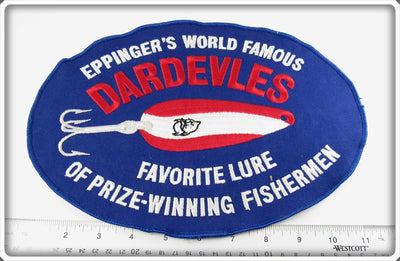 Vintage Lou Eppinger Dardevle Large Patch