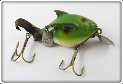 Vintage Jamison Frog Spot Wig L Tail Lure