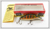 Vintage Lazy Ike Perch Snapper Lure In Box 