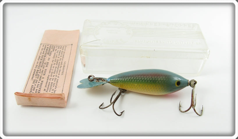 Vintage Whopper Stopper Rainbow Model 100 Lure In Box 104