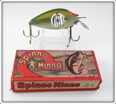 Uniline Mfg Corp Light Green Scale Spinno Minno In Box