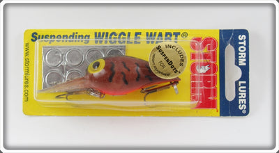 Storm Brown Crawfish SV37 Wiggle Wart On Card