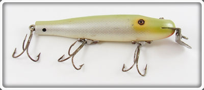 Vintage AL&W Green & Silver Scale Pikie Lure 337