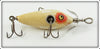 Vintage Heddon White & Red 20 Dowagiac Minnow Lure 