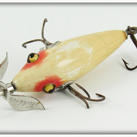 Heddon White & Red 20 Dowagiac Minnow