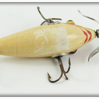 Heddon White & Red 20 Dowagiac Minnow