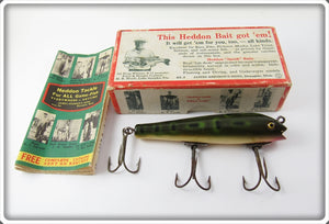 Vintage Heddon Bullfrog Darting Zara 6609 BF Zaragossa Lure 