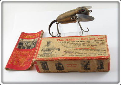 Vintage Heddon 2120 CM Chipmunk Crazy Crawler Lure