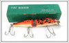 Herter's Inc Orange & Black Tiger Pike Minnow Lure In Box 