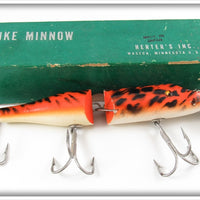 Herter's Inc Orange & Black Tiger Pike Minnow Lure In Box 