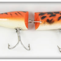 Herter's Inc Orange & Black Tiger Pike Minnow In Box