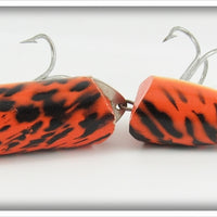 Herter's Inc Orange & Black Tiger Pike Minnow In Box