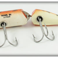 Herter's Inc Orange & Black Tiger Pike Minnow In Box