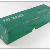 Herter's Inc Orange & Black Tiger Pike Minnow In Box