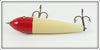 Pflueger Red Head White Surprise Minnow