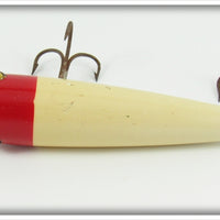 Pflueger Red Head White Surprise Minnow