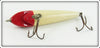 Pflueger Red Head White Surprise Minnow