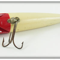 Pflueger Red Head White Surprise Minnow