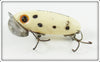 Fred Arbogast White Black Spots Jitterbug