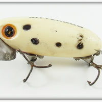 Fred Arbogast White Black Spots Jitterbug