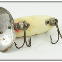 Fred Arbogast White Black Spots Jitterbug