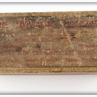 James Heddon & Sons Fancy Back The Dowagiac Minnow No. 150 Wood Box