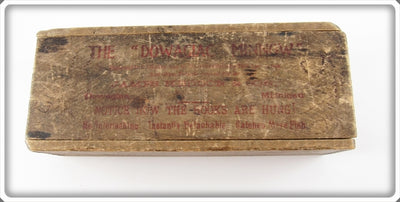 James Heddon & Sons Fancy Back The Dowagiac Minnow No. 150 Wood Box