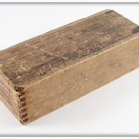 James Heddon & Sons Fancy Back The Dowagiac Minnow No. 150 Wood Box