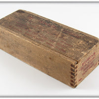 James Heddon & Sons Fancy Back The Dowagiac Minnow No. 150 Wood Box