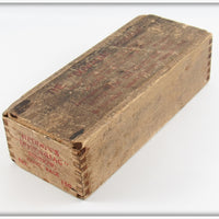 James Heddon & Sons Fancy Back The Dowagiac Minnow No. 150 Wood Box