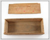 James Heddon & Sons Fancy Back The Dowagiac Minnow No. 150 Wood Box