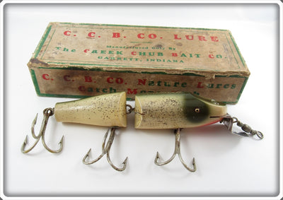 Creek Chub Silver Flash Jointed Striper Pikie In Box 6818