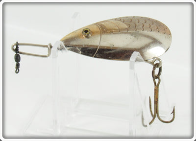 Vintage Allcock Glass Eye Norwich Spoon Lure