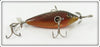 Vintage Heddon Red Scale 100 Dowagiac Minnow Lure 109H