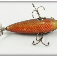 Heddon Red Scale 100 Dowagiac Minnow 109H