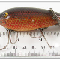 Heddon Red Scale Baby Crab Wiggler 1909H