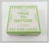 Creek Chub True To Nature Fly Rod Lure Empty Box