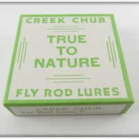Creek Chub True To Nature Fly Rod Lure Empty Box