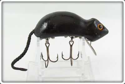 Vintage Unknown Mom & Pop Company Black Mouse Lure