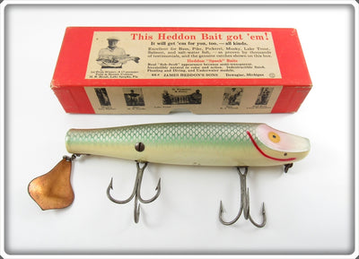 Vintage Heddon Shad Giant Flaptail Lure In Box 7050SD 