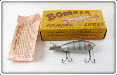 Vintage Bomber Grey Scale Model 400 Lure In Correct Box 403 