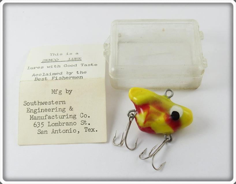 Vintage Semco Schoolmaster Lure In Box